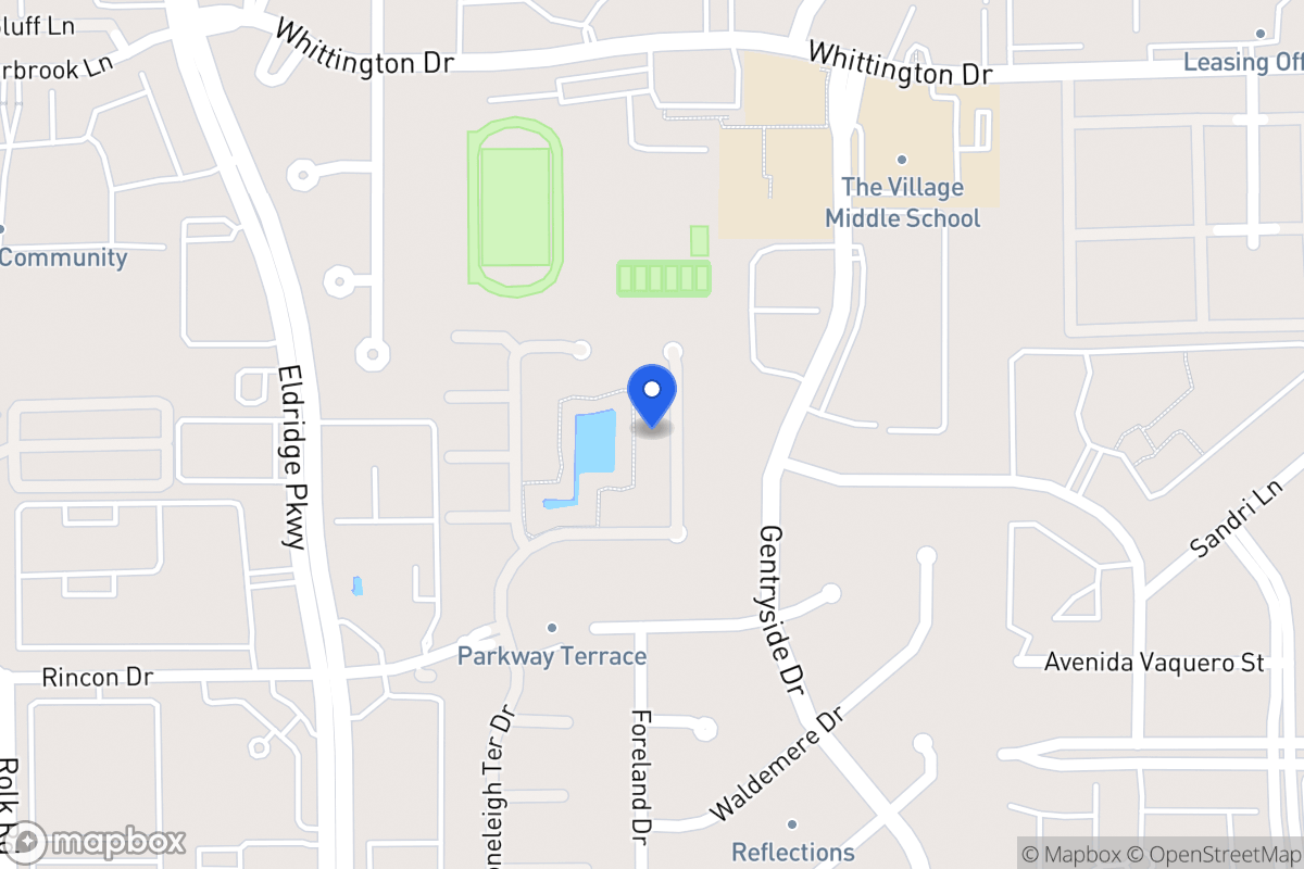 Map of 2032 Arrowood Glen Dr, Houston