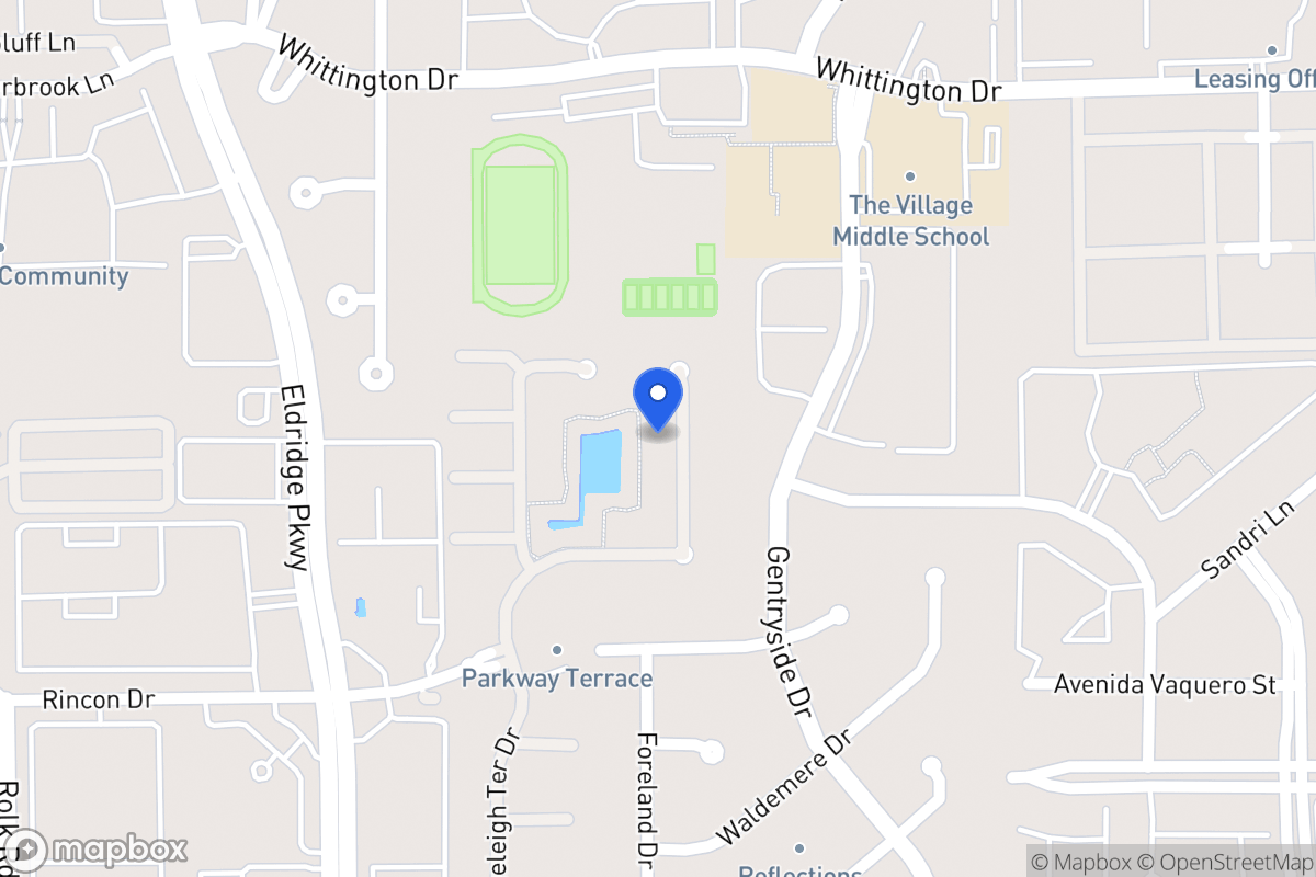Map of 2028 Arrowood Glen Dr, Houston