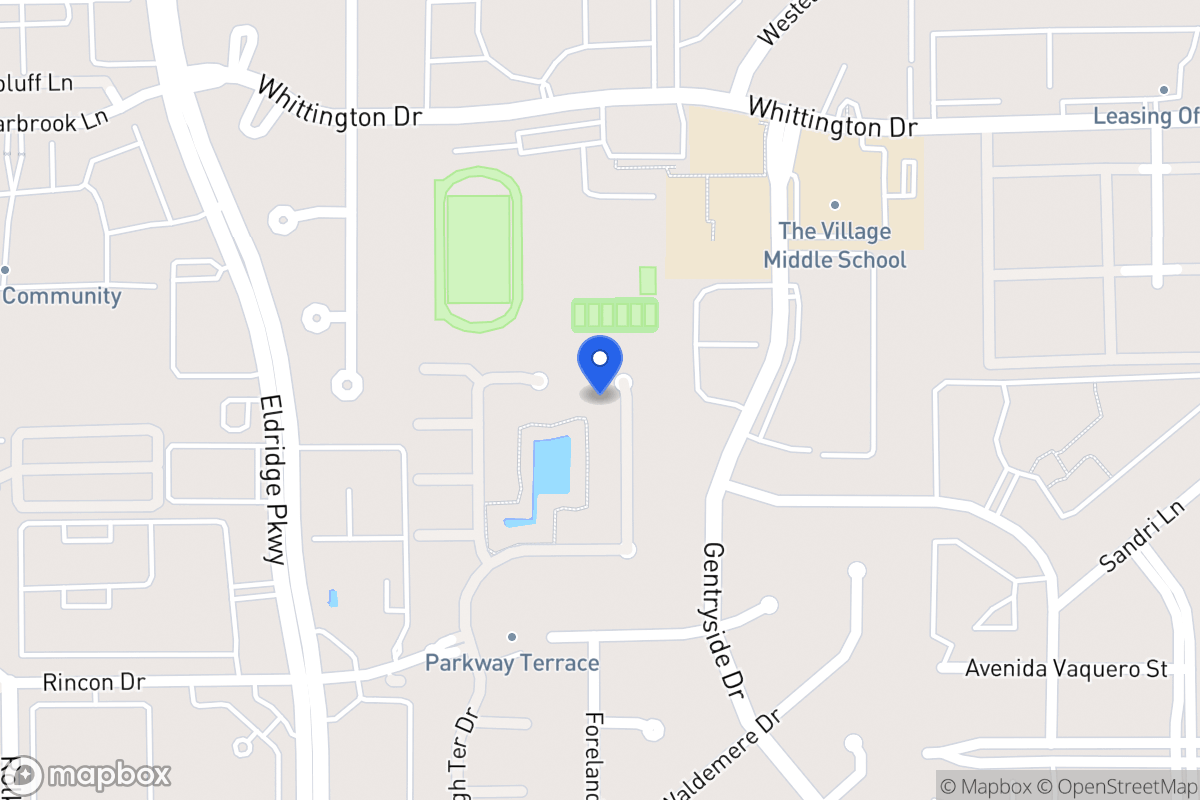 Map of 2016 Arrowood Glen Dr, Houston