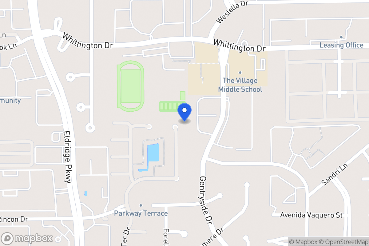 Map of 2009 Arrowood Glen Dr, Houston