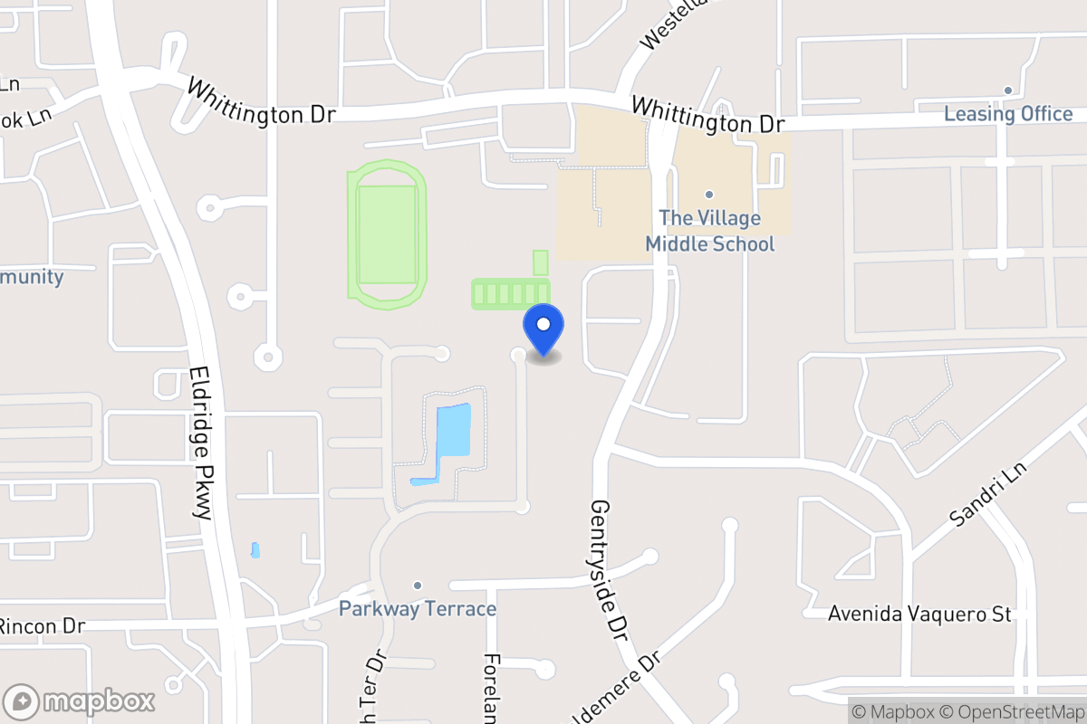 Map of 2013 Arrowood Glen Dr, Houston