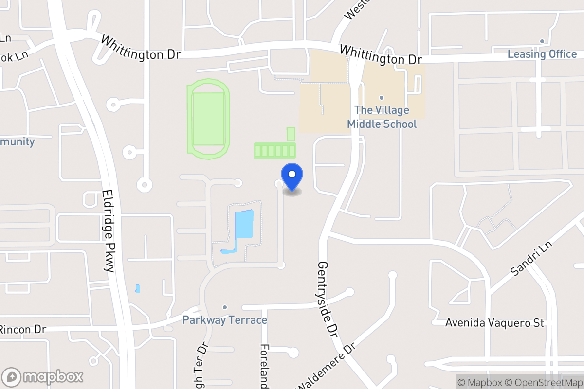 Map of 2017 Arrowood Glen Dr, Houston