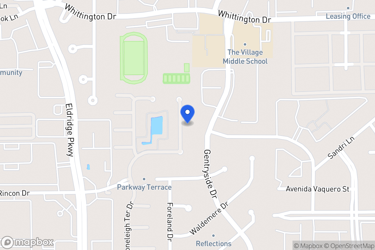 Map of 2033 Arrowood Glen Dr, Houston