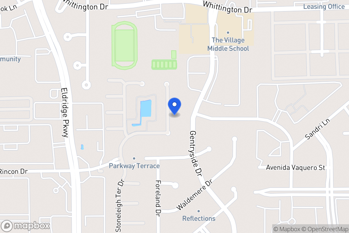 Map of 2109 Arrowood Glen Dr, Houston