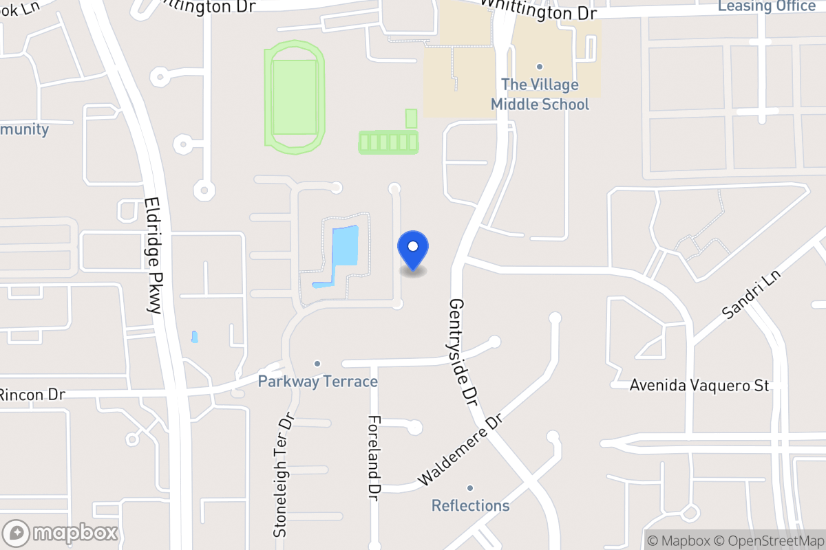 Map of 2113 Arrowood Glen Dr, Houston