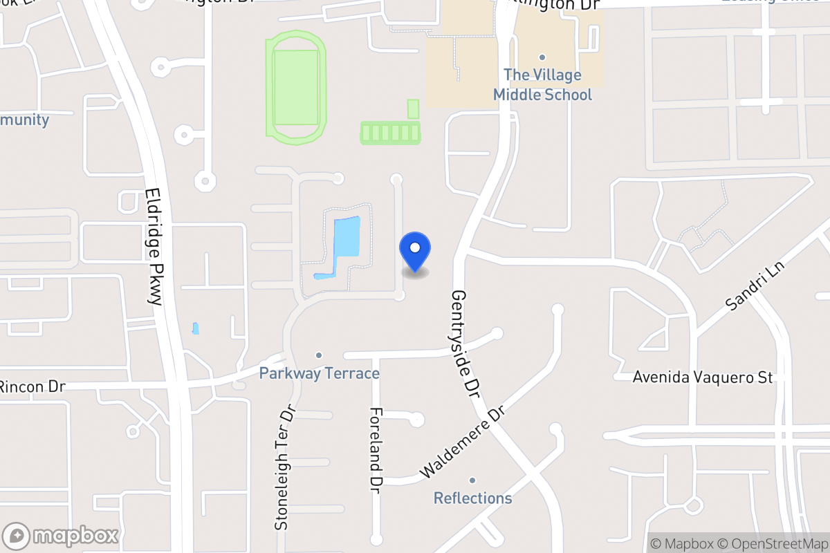 Map of 2117 Arrowood Glen Dr, Houston