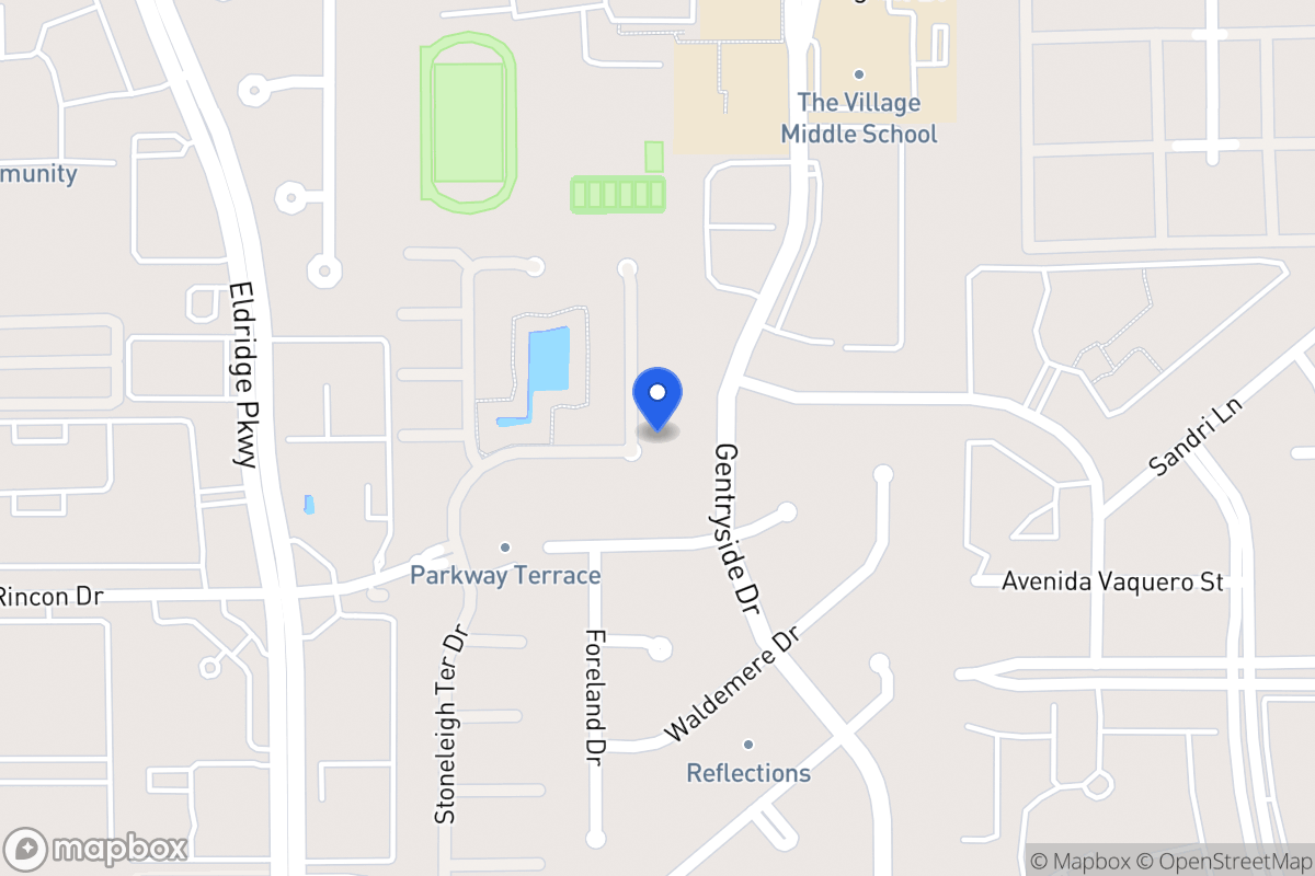 Map of 2121 Arrowood Glen Dr, Houston