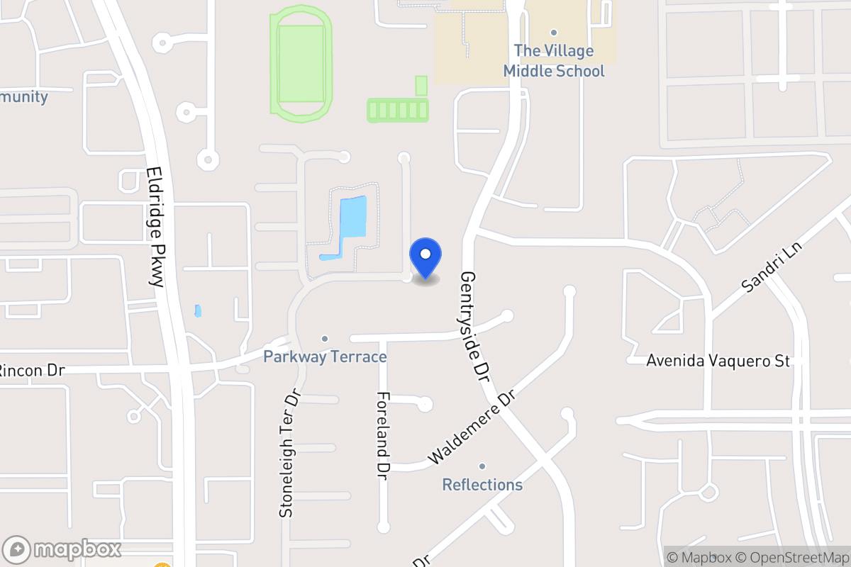 Map of 2125 Arrowood Glen Dr, Houston