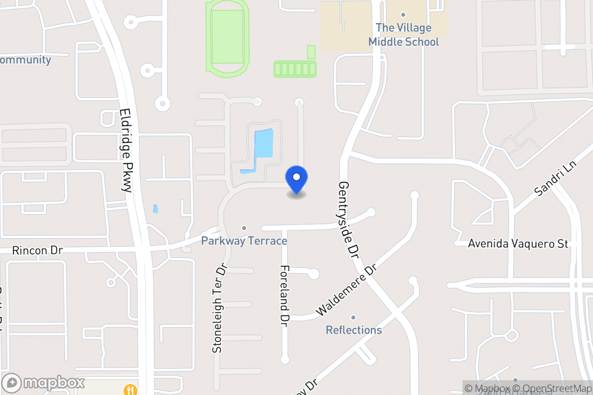 Map of 13109 Stoneleigh Terrace Dr, Houston