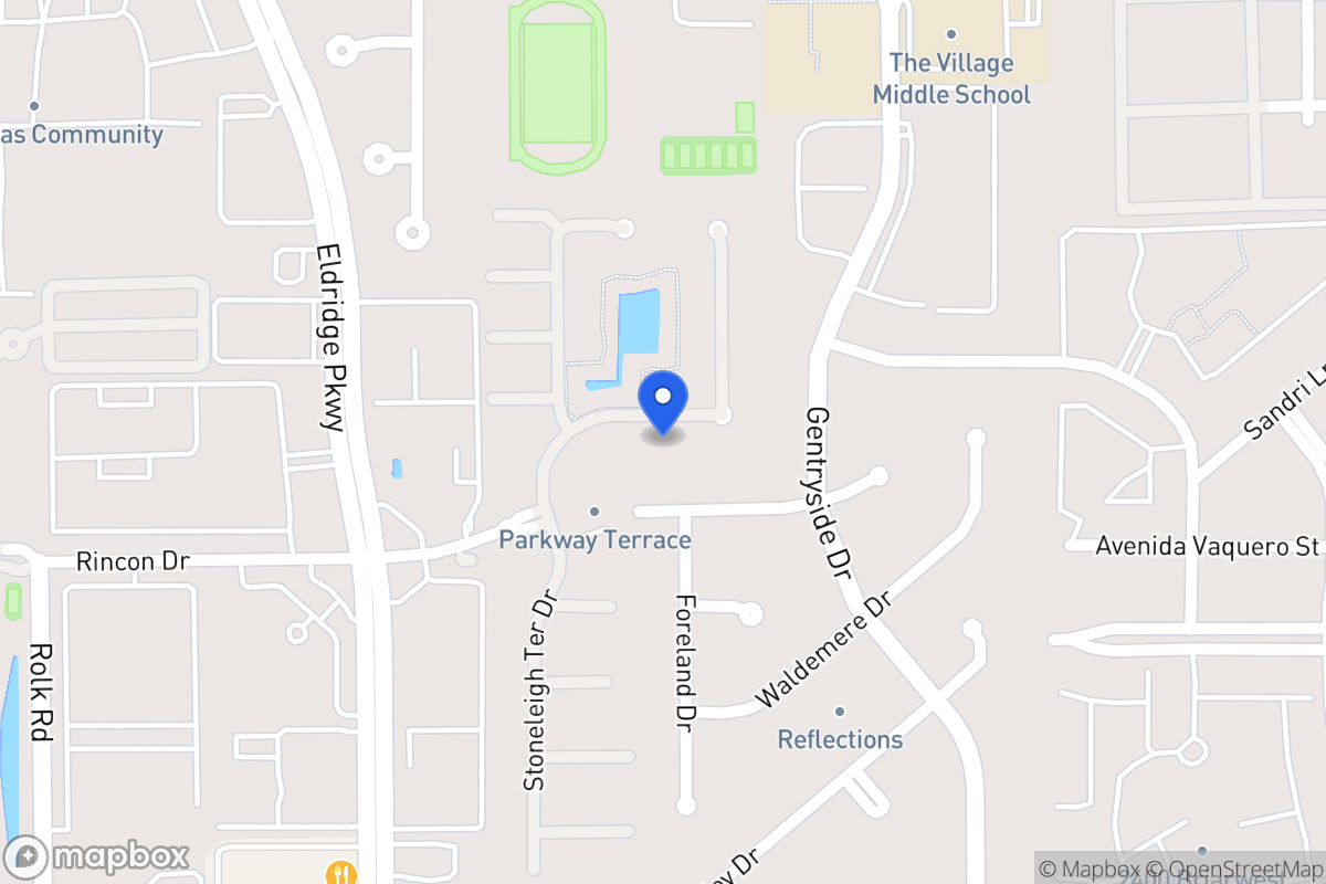 Map of 13121 Stoneleigh Terrace Dr, Houston