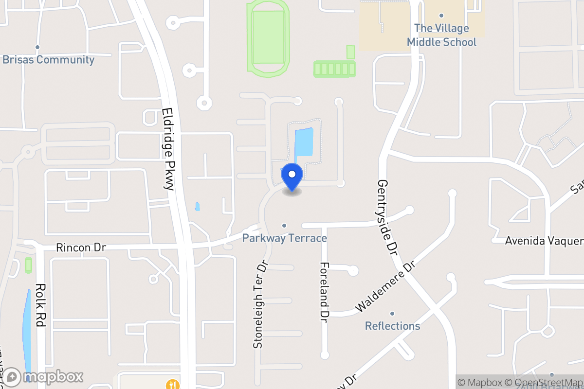 Map of 13133 Stoneleigh Terrace Dr, Houston