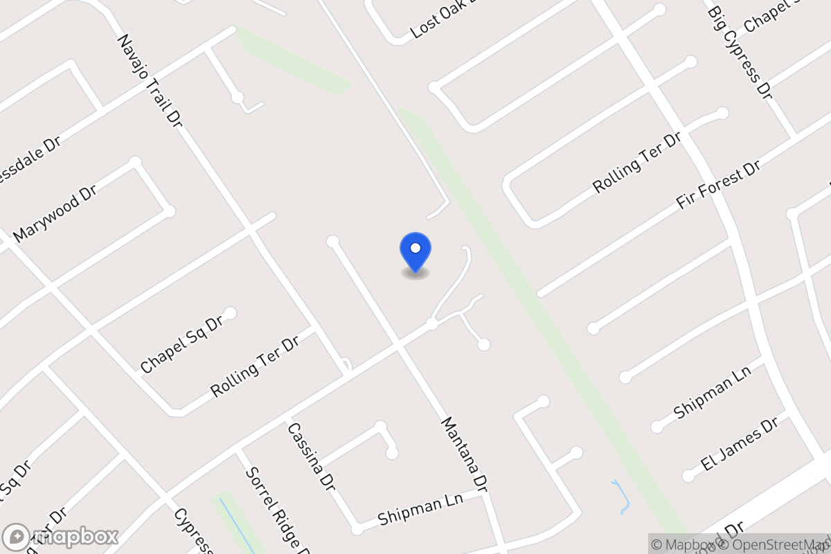 Map of Fir Forest Dr, Spring