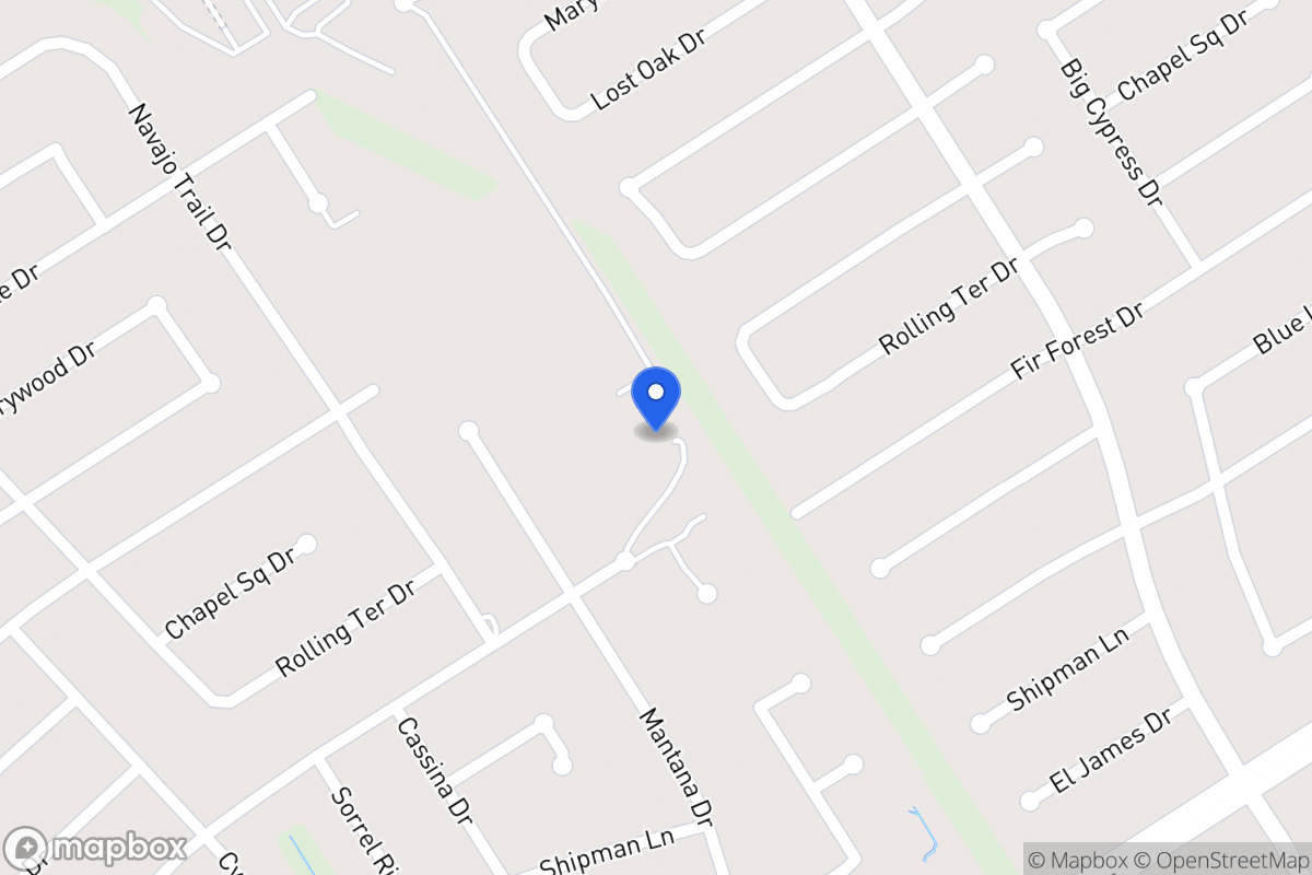 Map of 4041 Fir Forest Dr, Spring