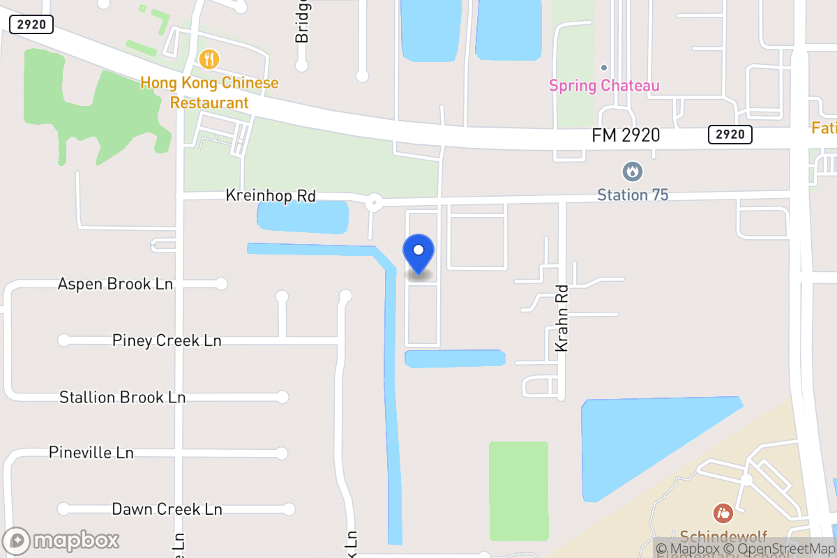Map of 4115 Kreinhop Rd, Spring