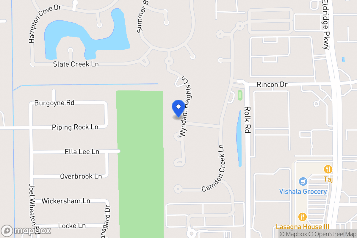 Map of 13703 Northwood Meadow Cir, Houston