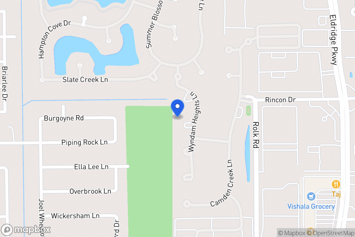 Map of 13710 Northwood Meadow Cir, Houston