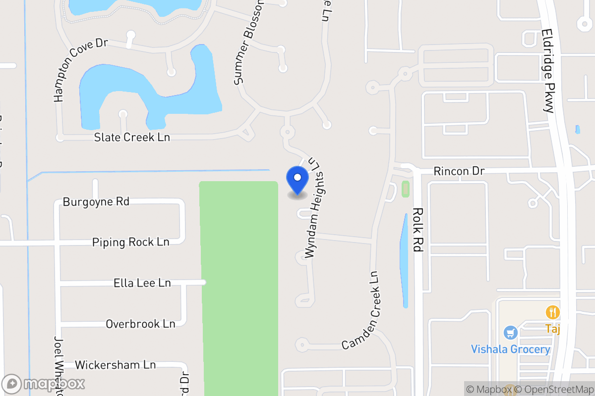 Map of 13706 Northwood Meadow Cir, Houston
