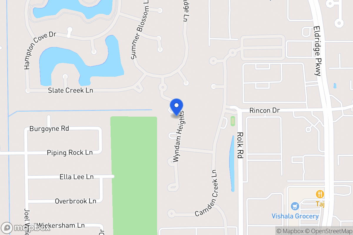 Map of 13703 Sandford Lake Cir, Houston