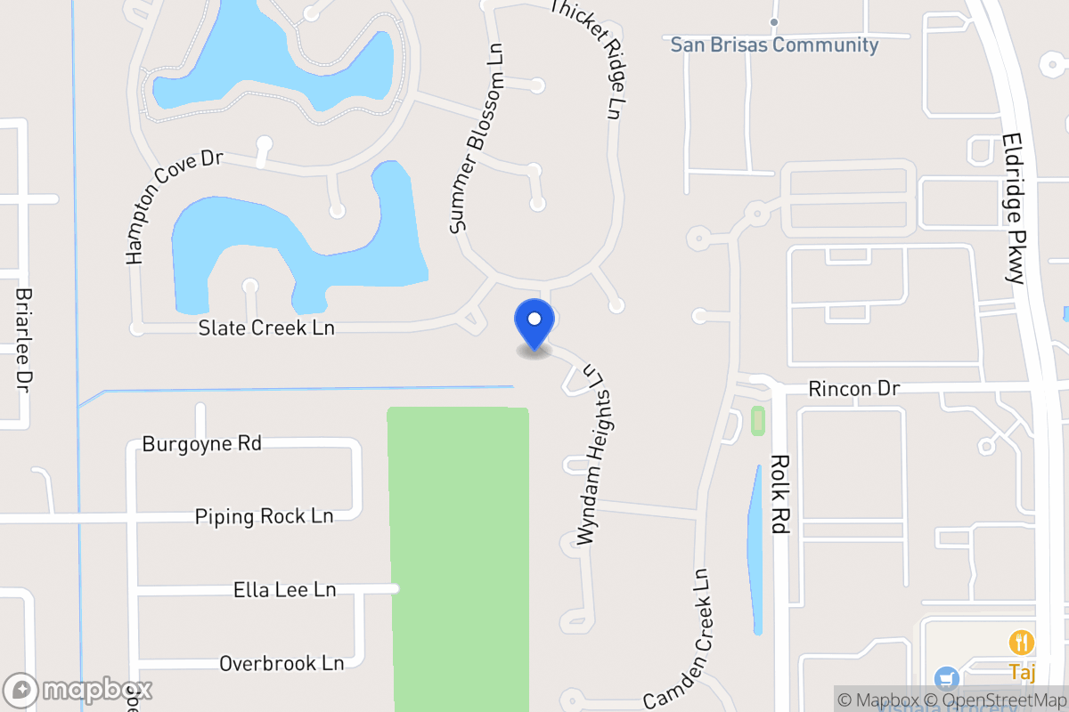Map of Wyndam Heights Ln, Houston