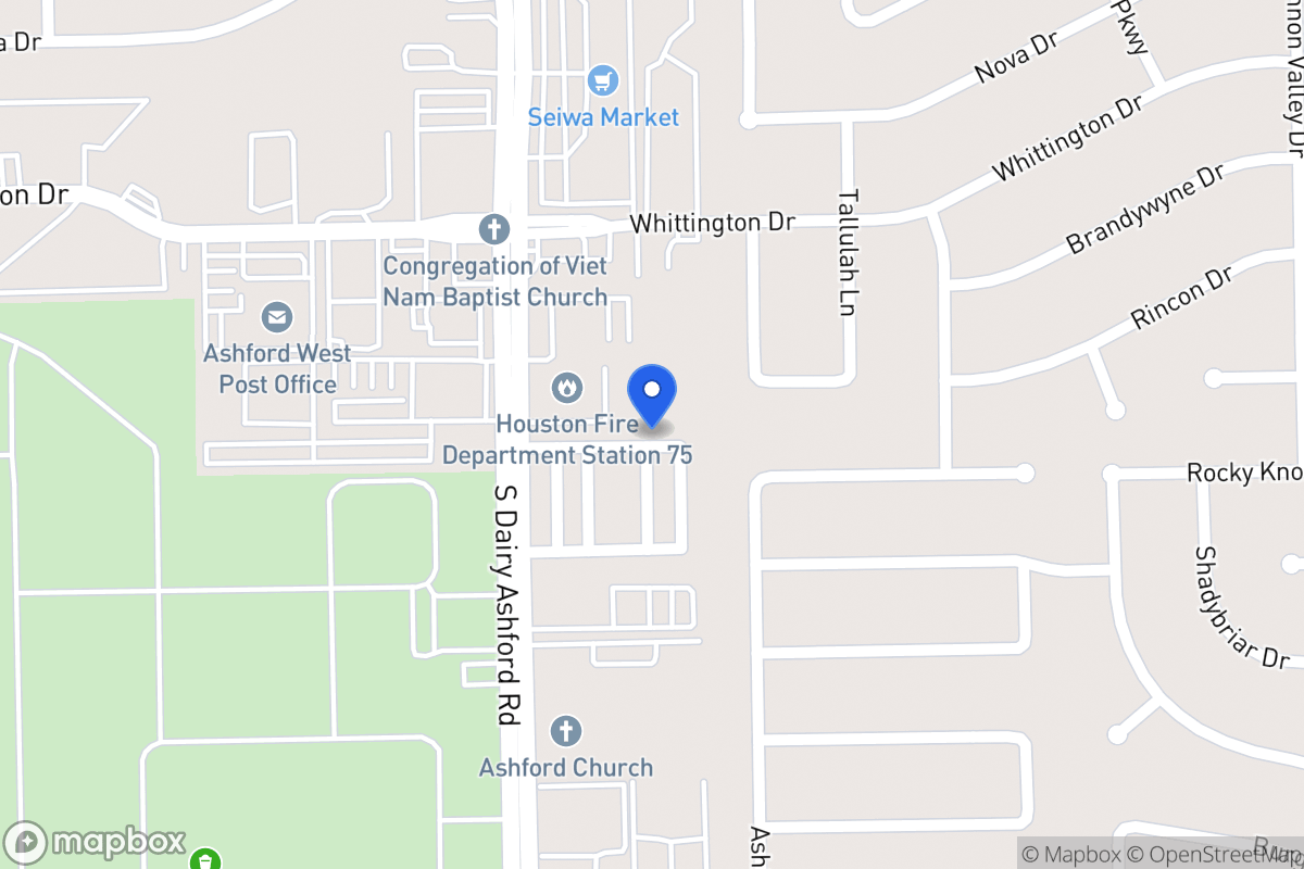 Map of 12510 Malachite Way, Houston
