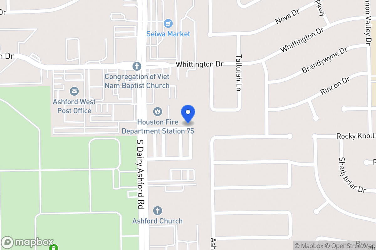 Map of 12502 Malachite Way, Houston