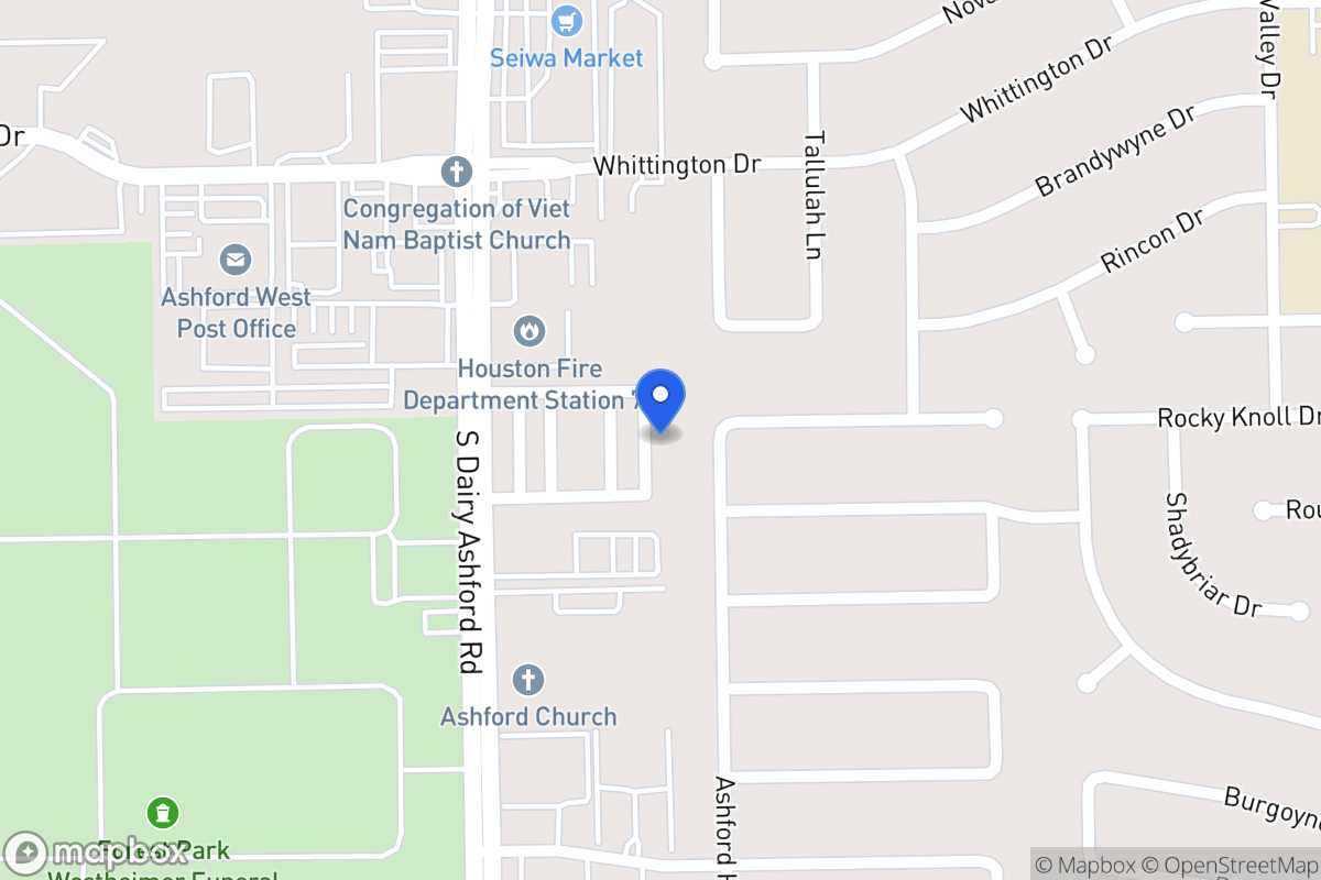 Map of 2031 Tarfite Pl, Houston