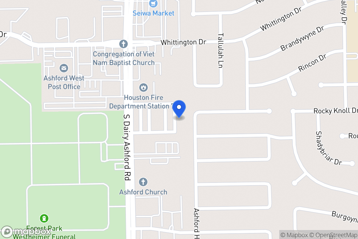 Map of 2035 Tarfite Pl, Houston