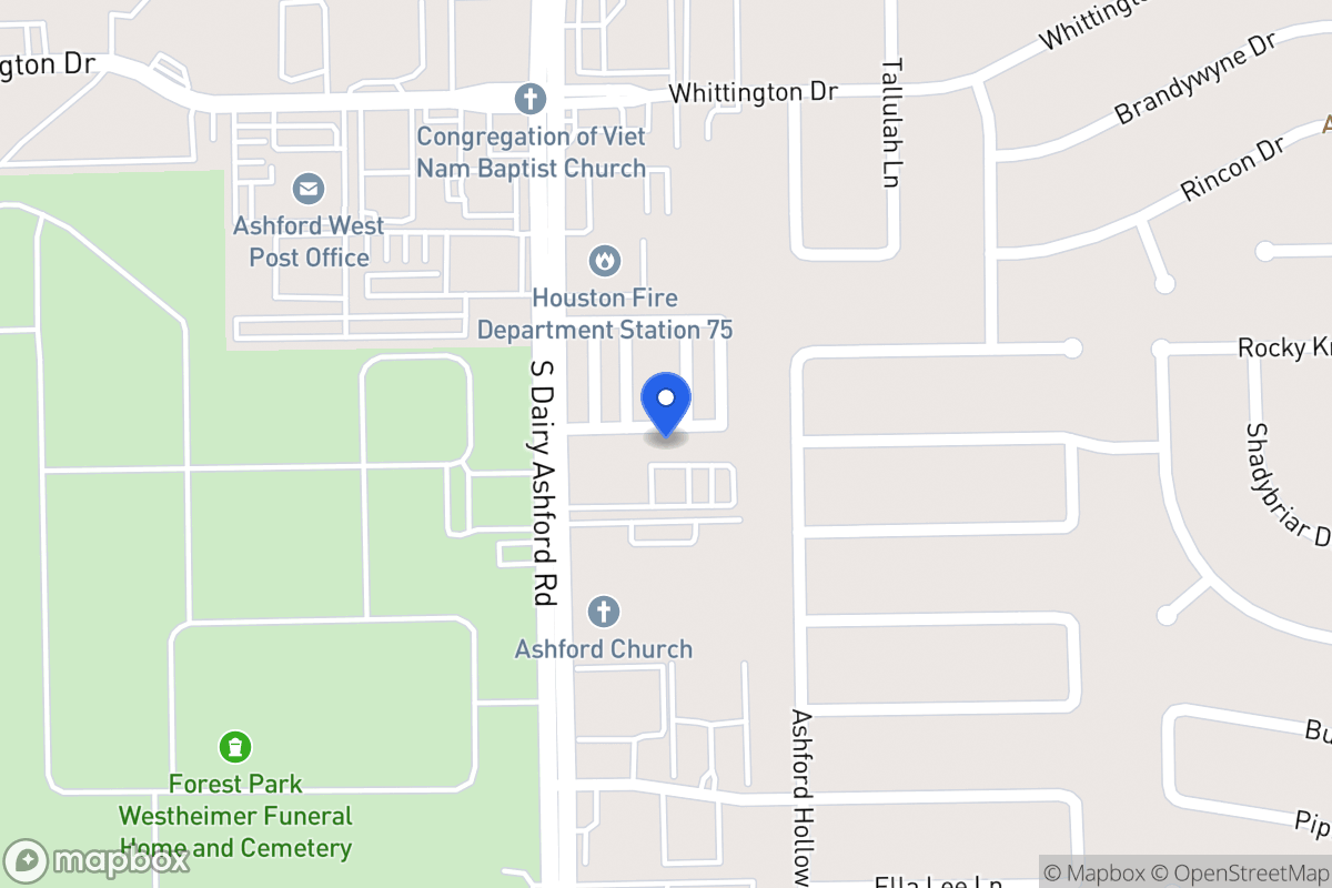 Map of 12523 Holly Blue Ln, Houston