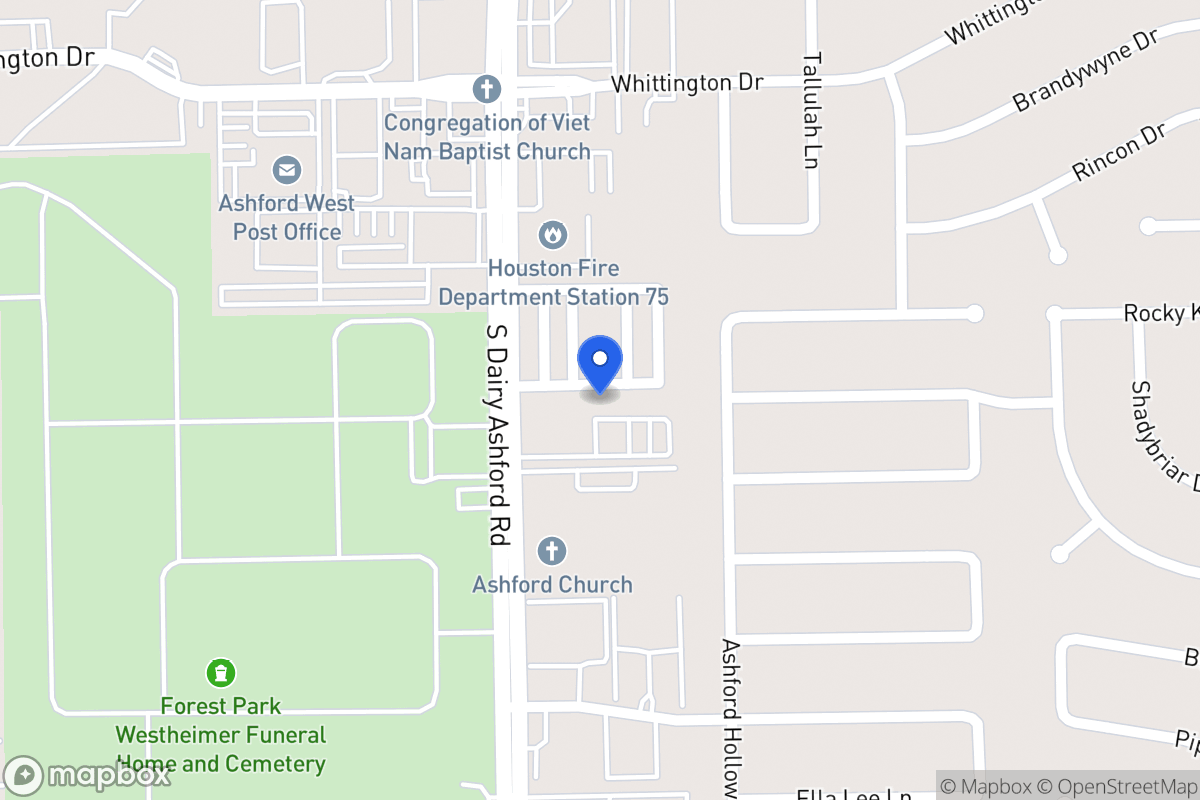 Map of 12527 Holly Blue Ln, Houston