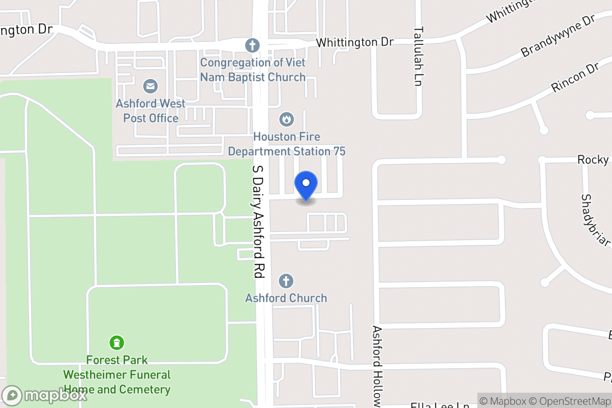 Map of 12531 Holly Blue Ln, Houston