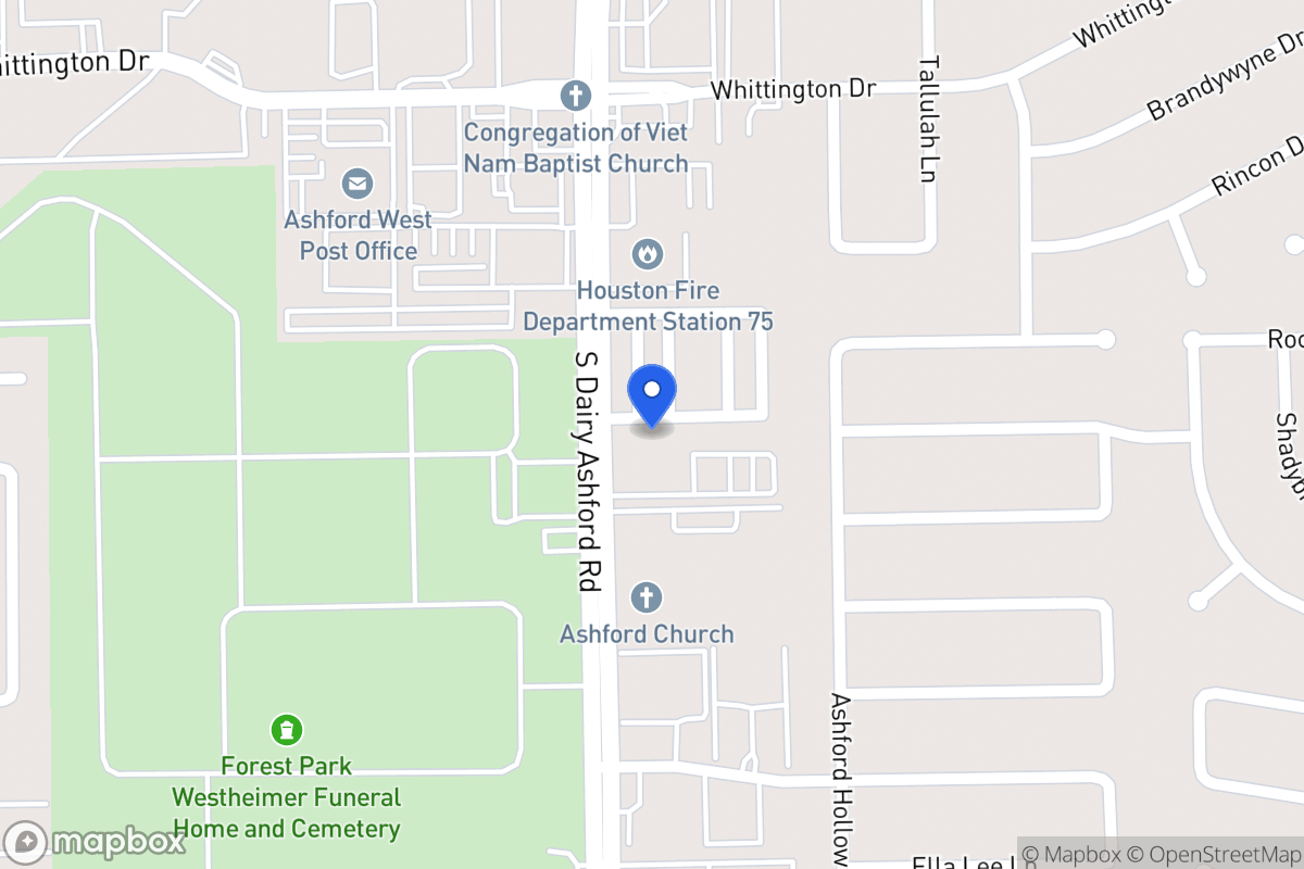 Map of 12547 Holly Blue Ln, Houston