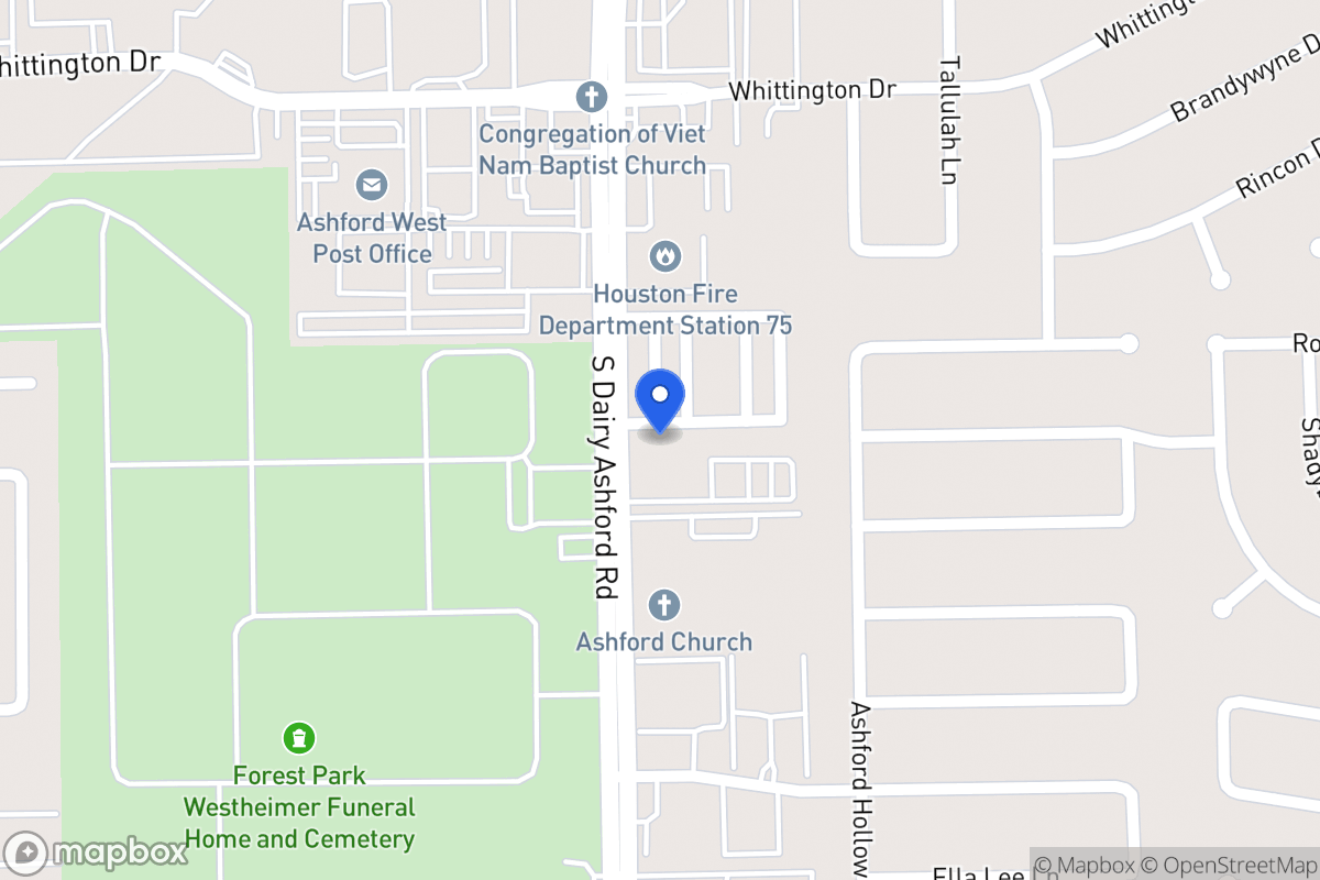 Map of 12551 Holly Blue Ln, Houston