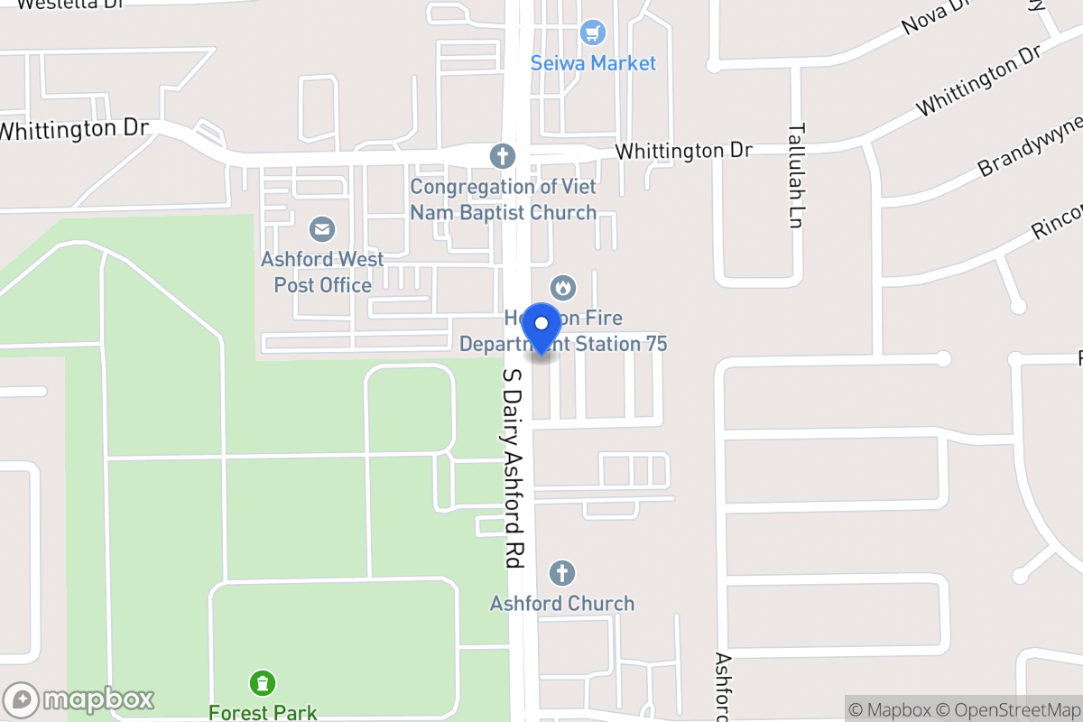 Map of 2018 Jadeite Trace, Houston
