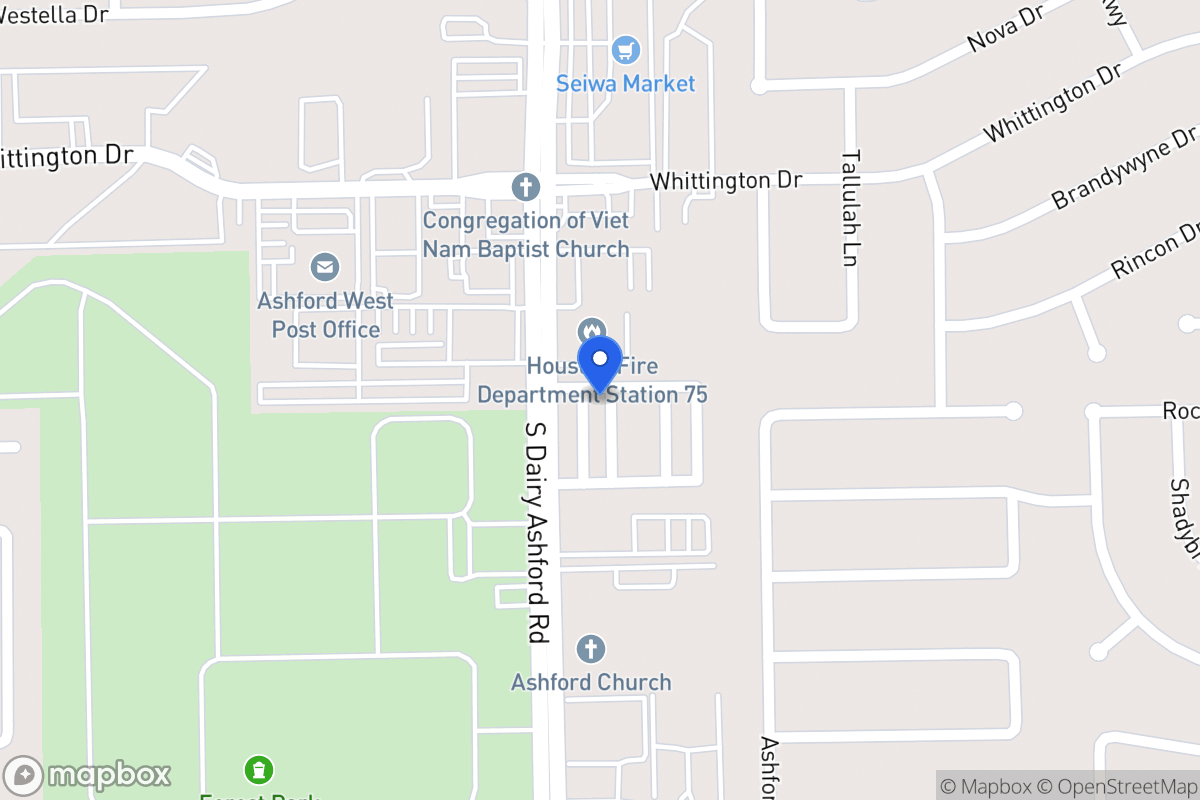 Map of 2015 Jadeite Trace, Houston