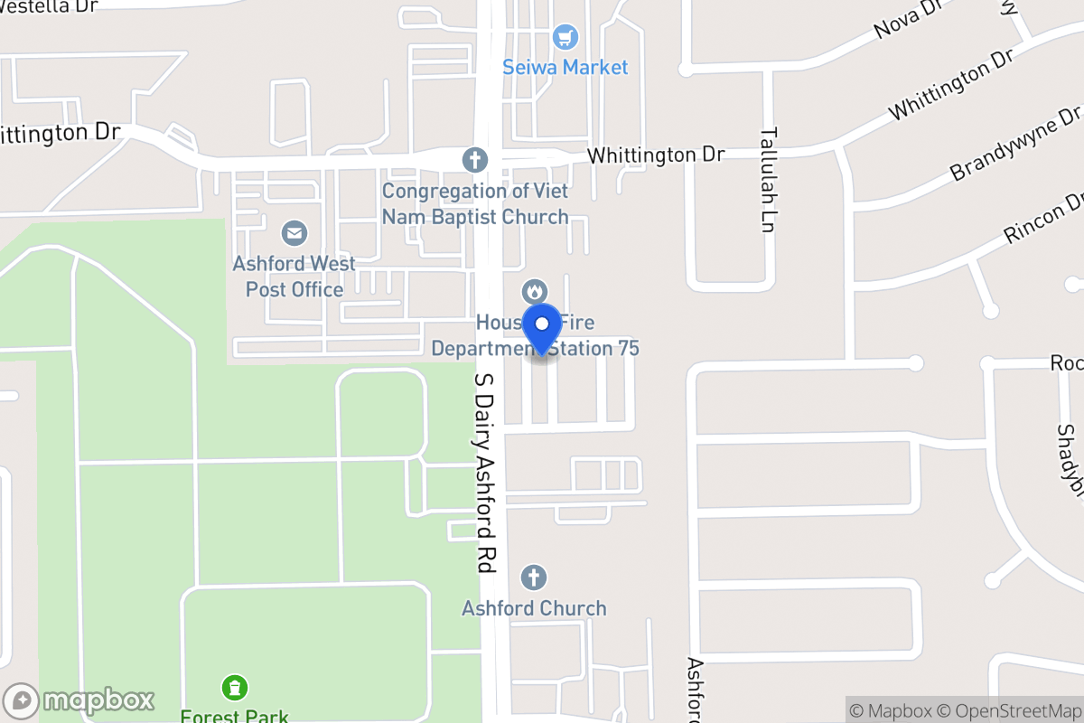 Map of 2019 Jadeite Trace, Houston