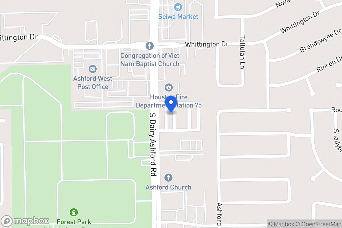 Map of 2027 Jadeite Trace, Houston