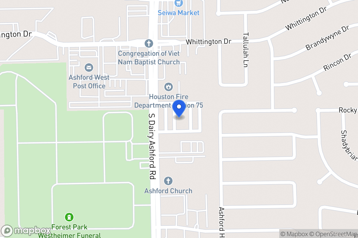 Map of 12546 Holly Blue Ln, Houston