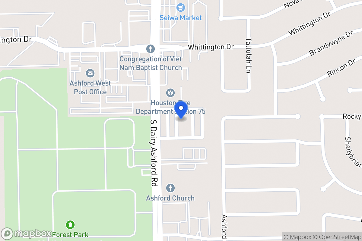Map of 12538 Holly Blue Ln, Houston