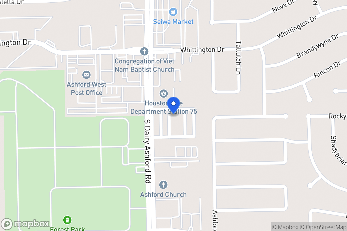 Map of 12530 Holly Blue Ln, Houston