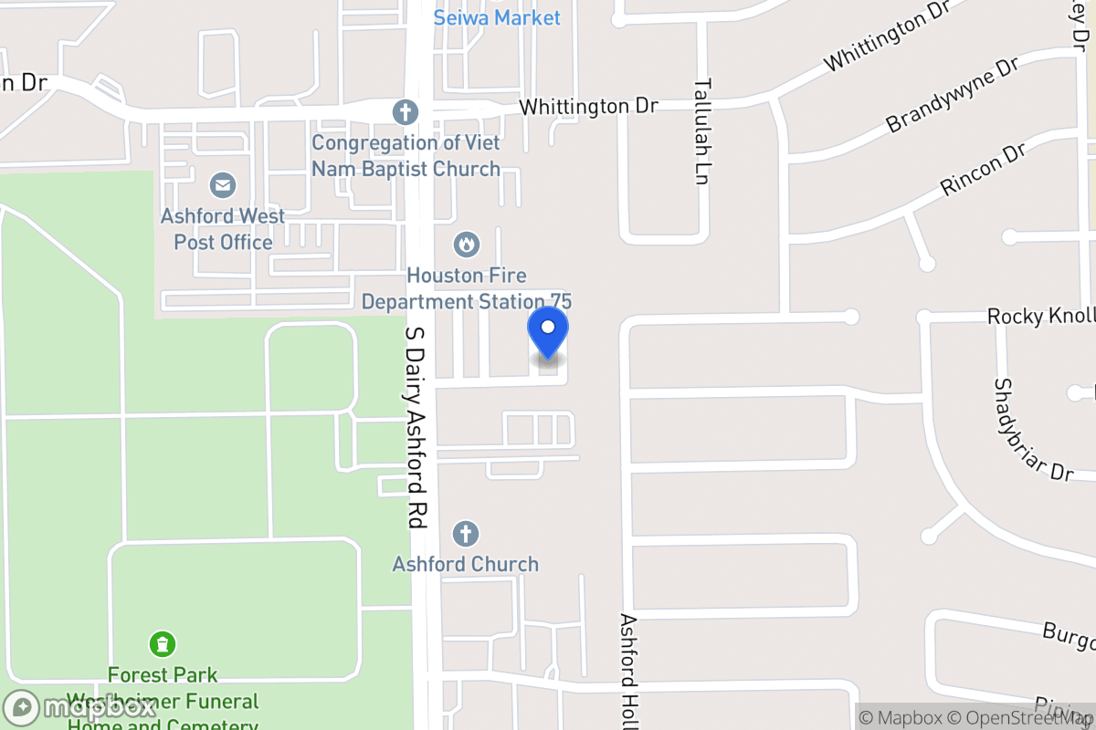 Map of 2046 Tarfite Pl, Houston