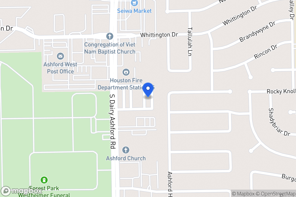 Map of 2034 Tarfite Pl, Houston