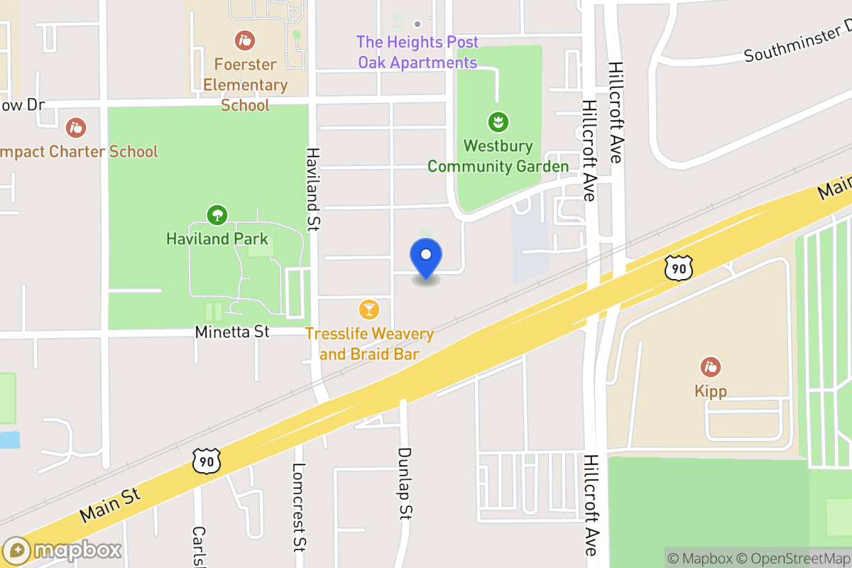 Map of 5920 Shafaa St, Houston