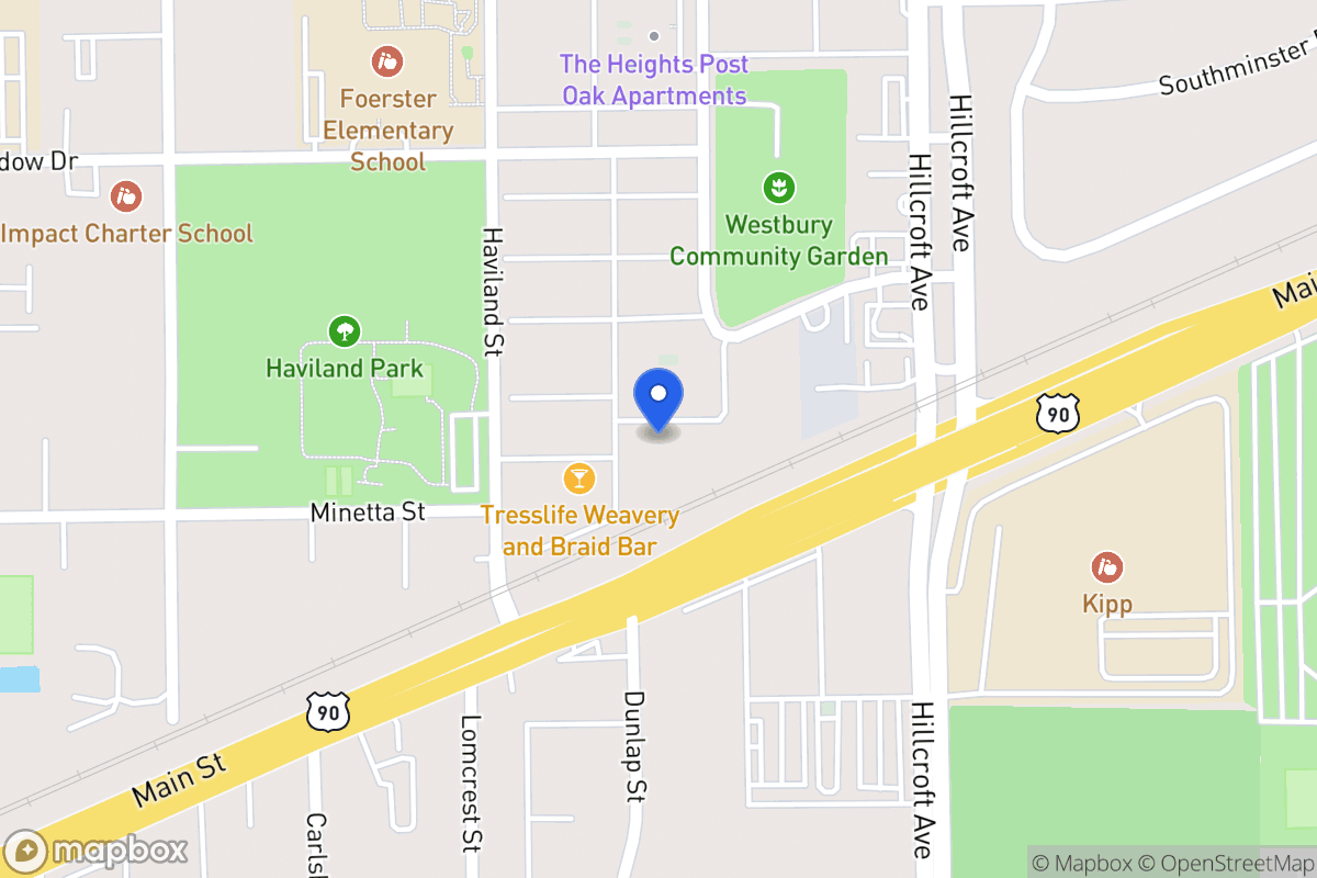 Map of Shafaa St, Houston