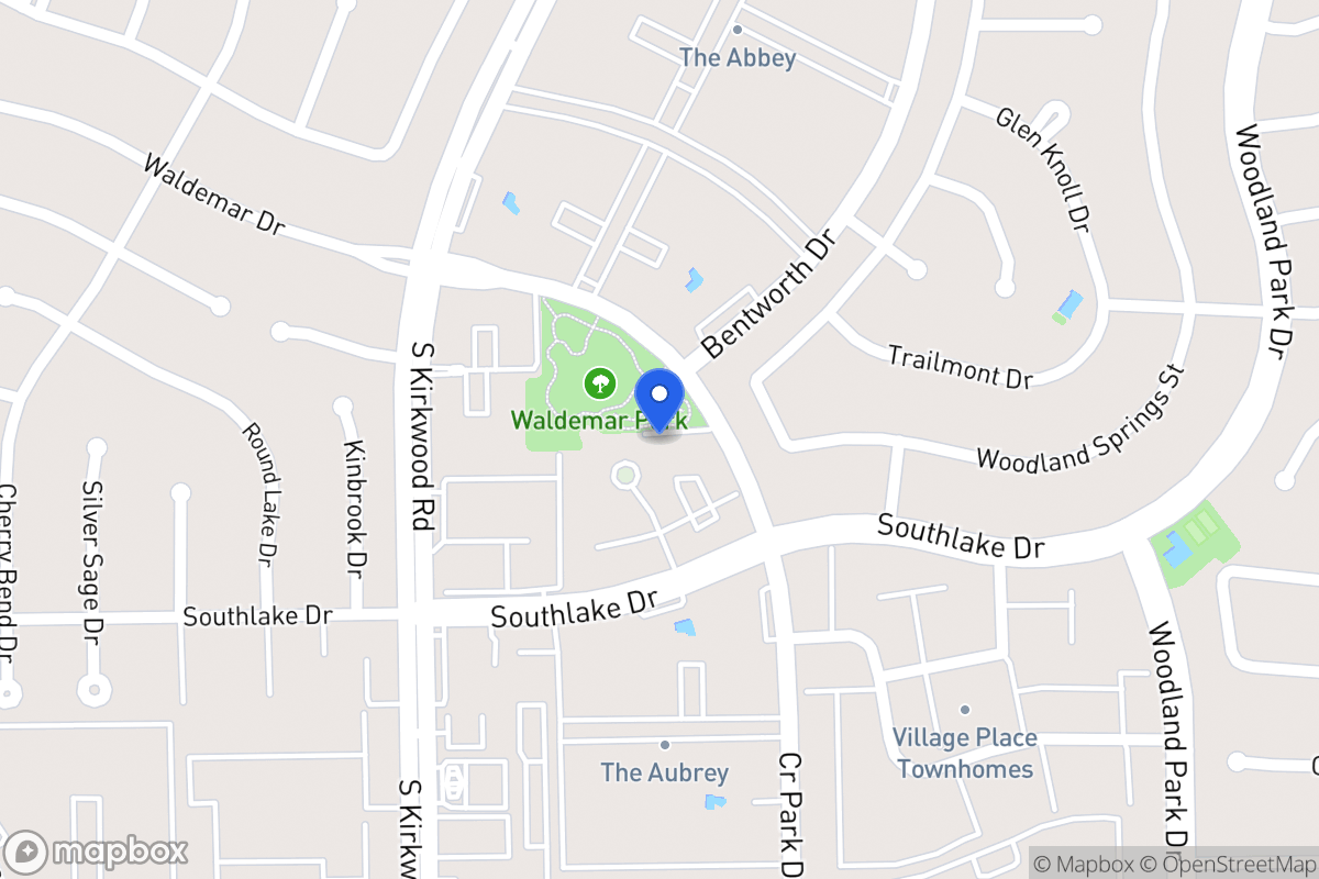 Map of 11623 Waldemar Dr, Houston