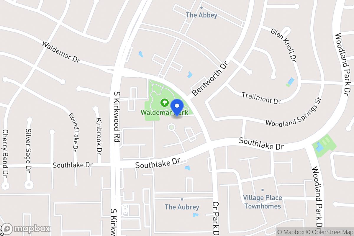 Map of 11625 Waldemar Dr, Houston