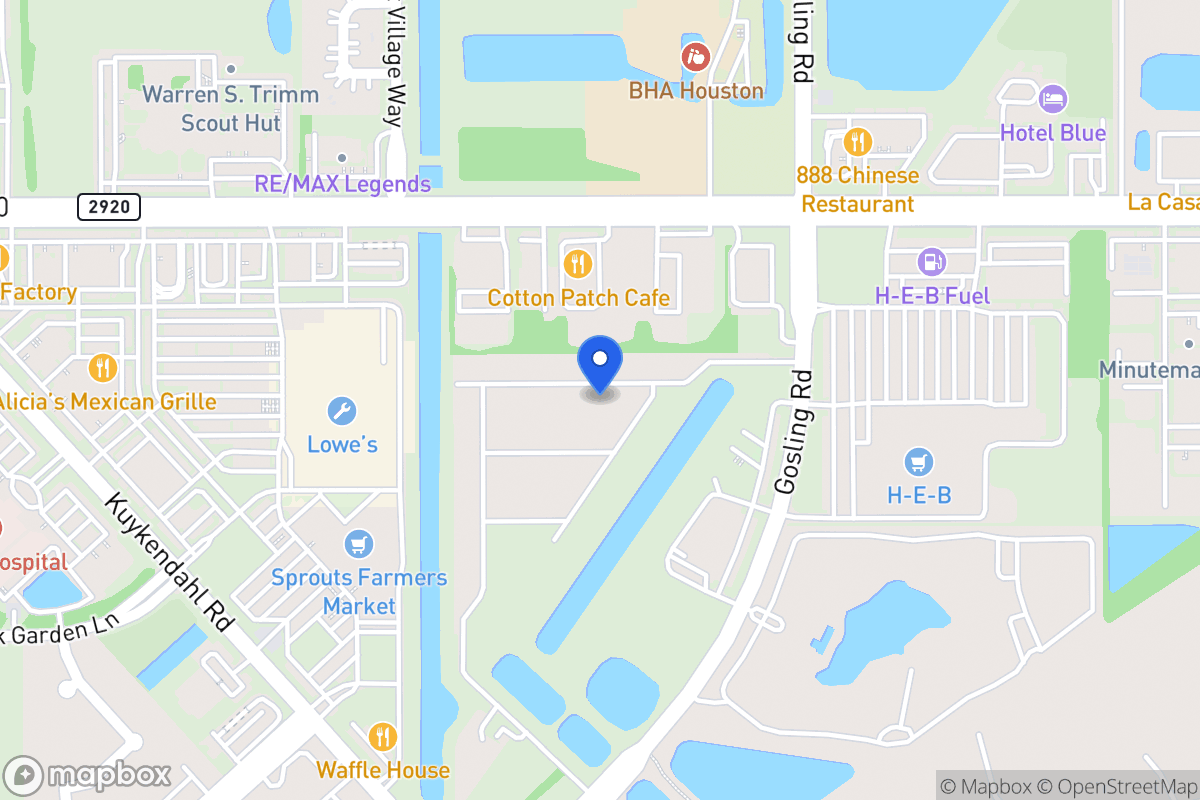 Map of 21155 Gosling Rd, Spring