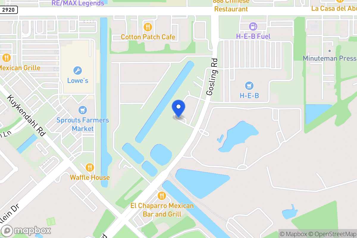 Map of 21101 Gosling Rd, Spring