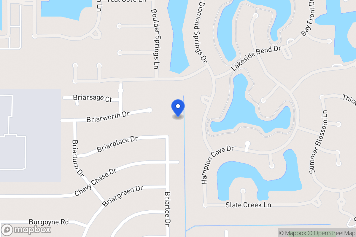 Map of Briarworth Dr, Houston