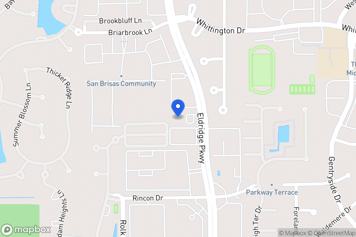 Map of S 2150 Eldridge Rd, Houston