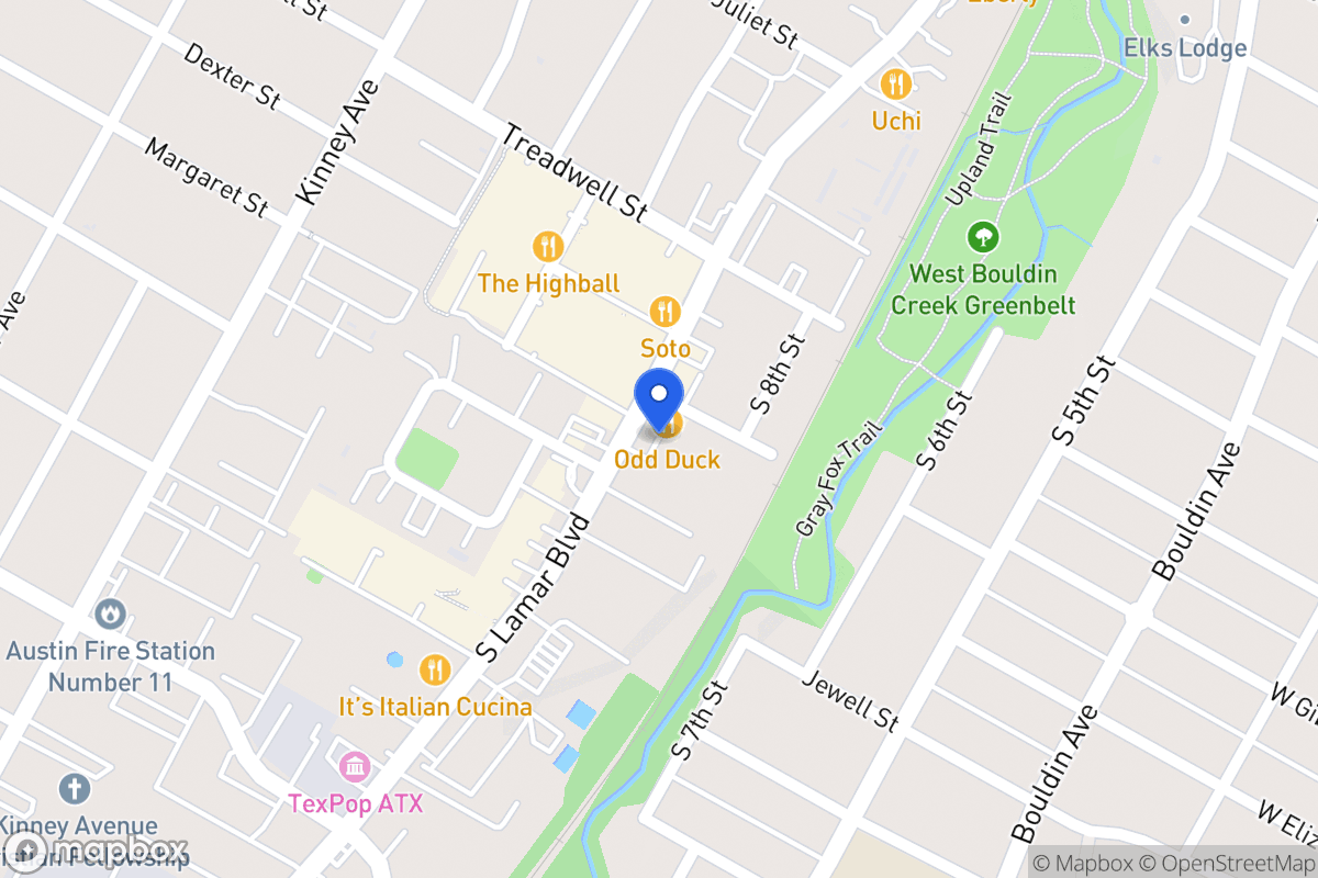 Map of S 1201 Lamar Blvd   Tx 78704